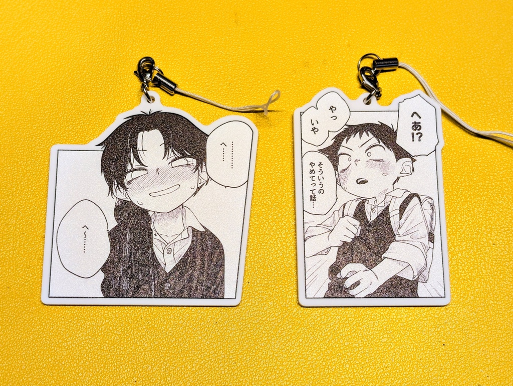 【新作追加】漫画コマアクリルキーホルダー