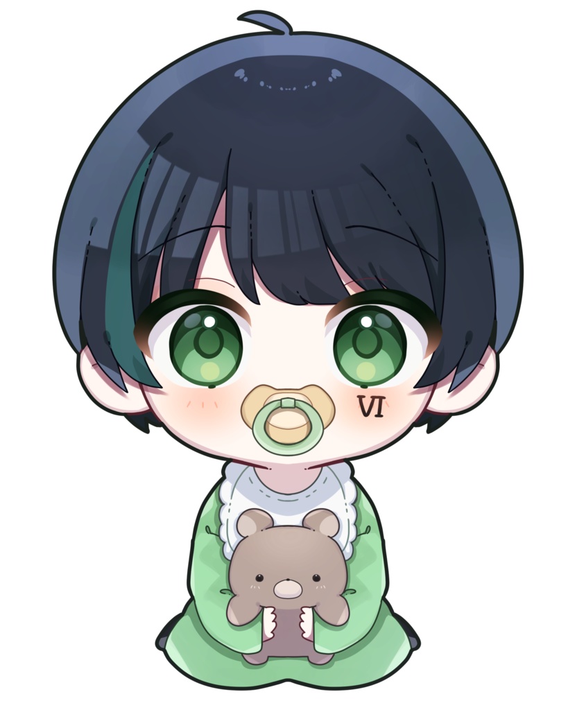 つむばぶアクキー（おしゃぶり）