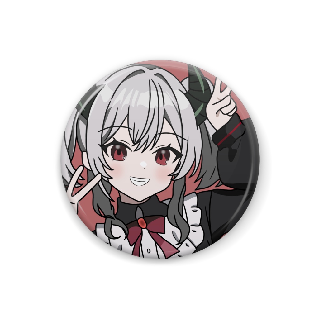 【常設グッズ】慄鬼ユラオリジナル缶バッジ🦋