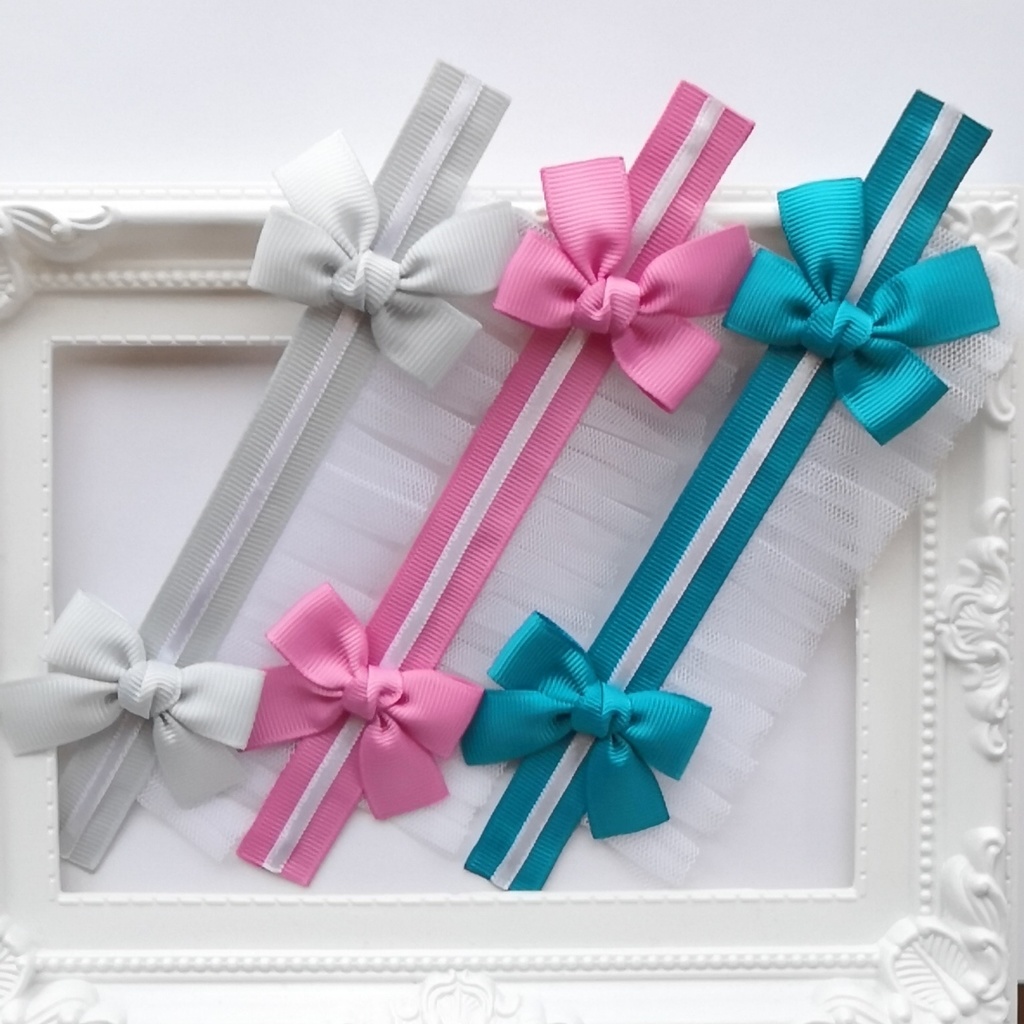 【全30色】ぬいぐるみ用ボンネット(ヘッドドレス)風カチューシャ(受注制作)