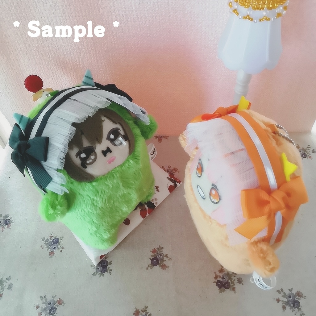 【全21色】ぬいぐるみ用ボンネット（ヘッドドレス）風カチューシャ【1】（受注制作）