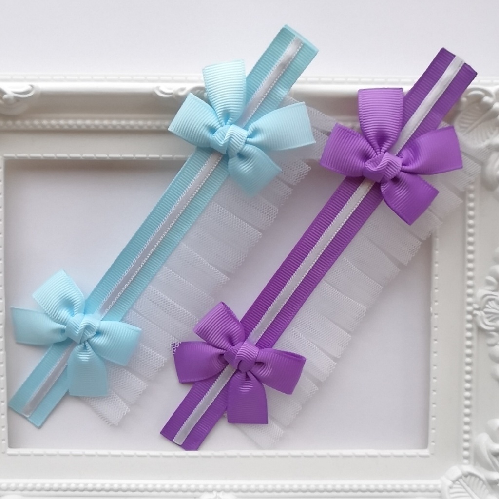 【全30色】ぬいぐるみ用ボンネット(ヘッドドレス)風カチューシャ(受注制作)