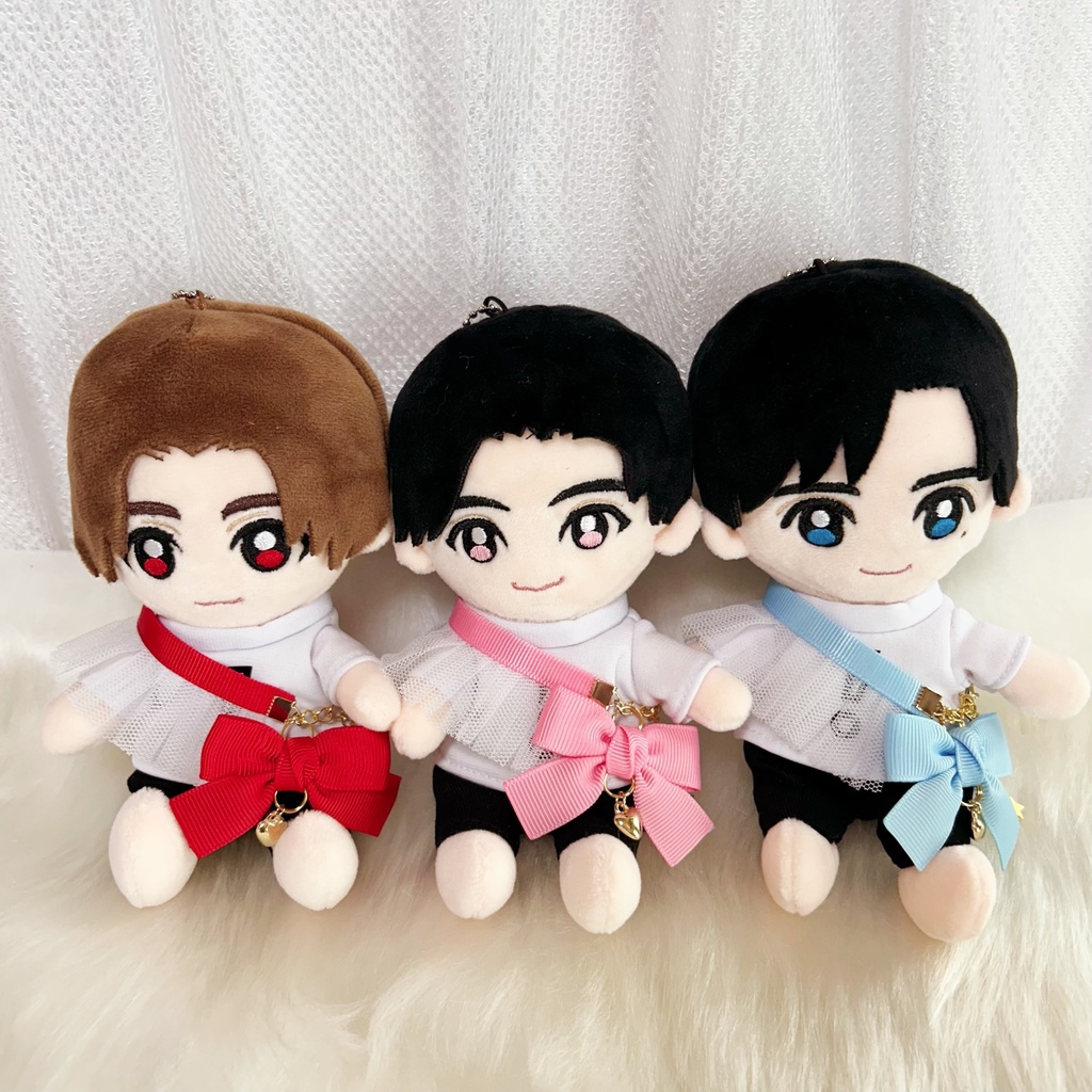 【全30色・ショート】ぬいぐるみ用付けフリル / 付け襟 / サッシュリボン(受注制作)