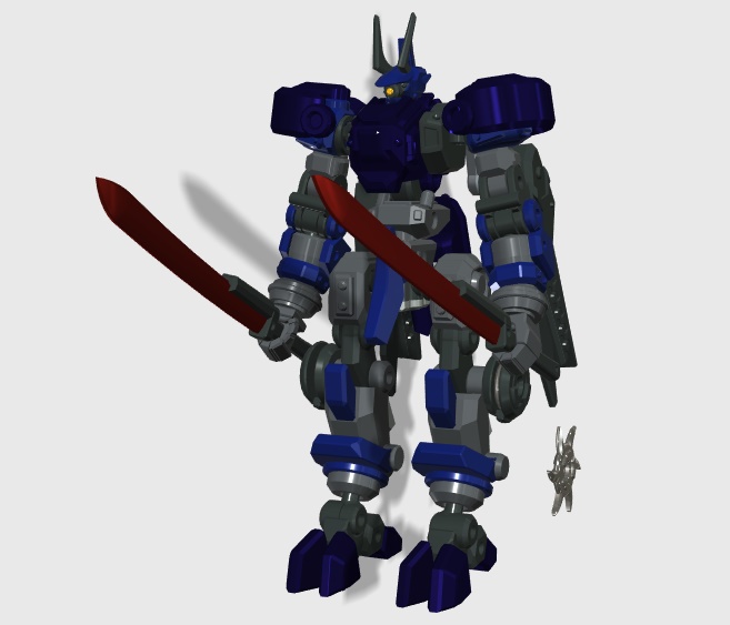 オリジナルロボ アクションフィギュア組み立てキット「(仮称)」