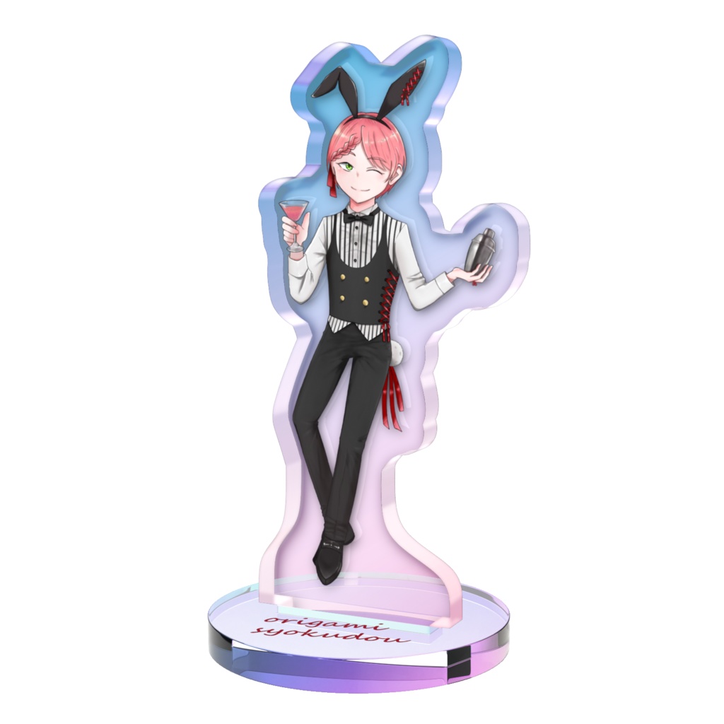 バニーボーイアクリルスタンド -みくじ-【50×50mm】