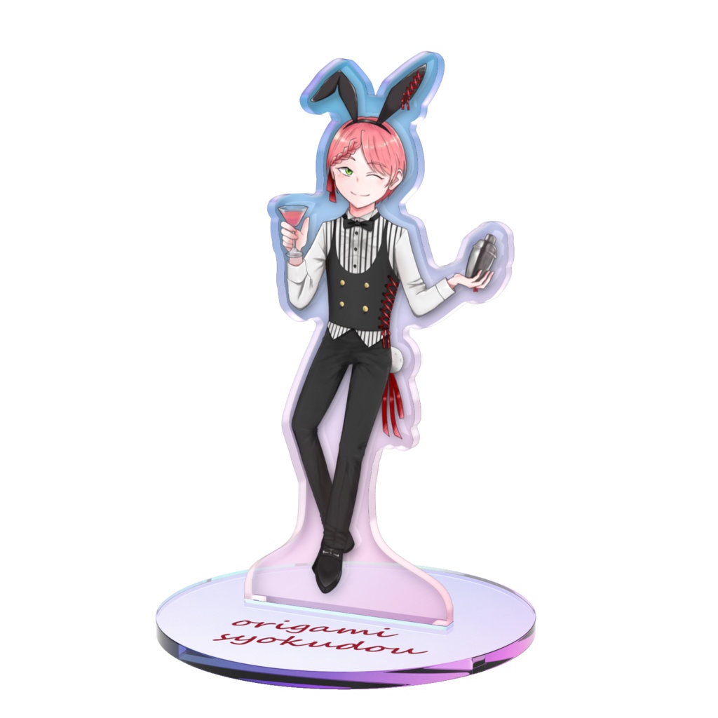 バニーボーイアクリルスタンド -みくじ-【100×100mm】