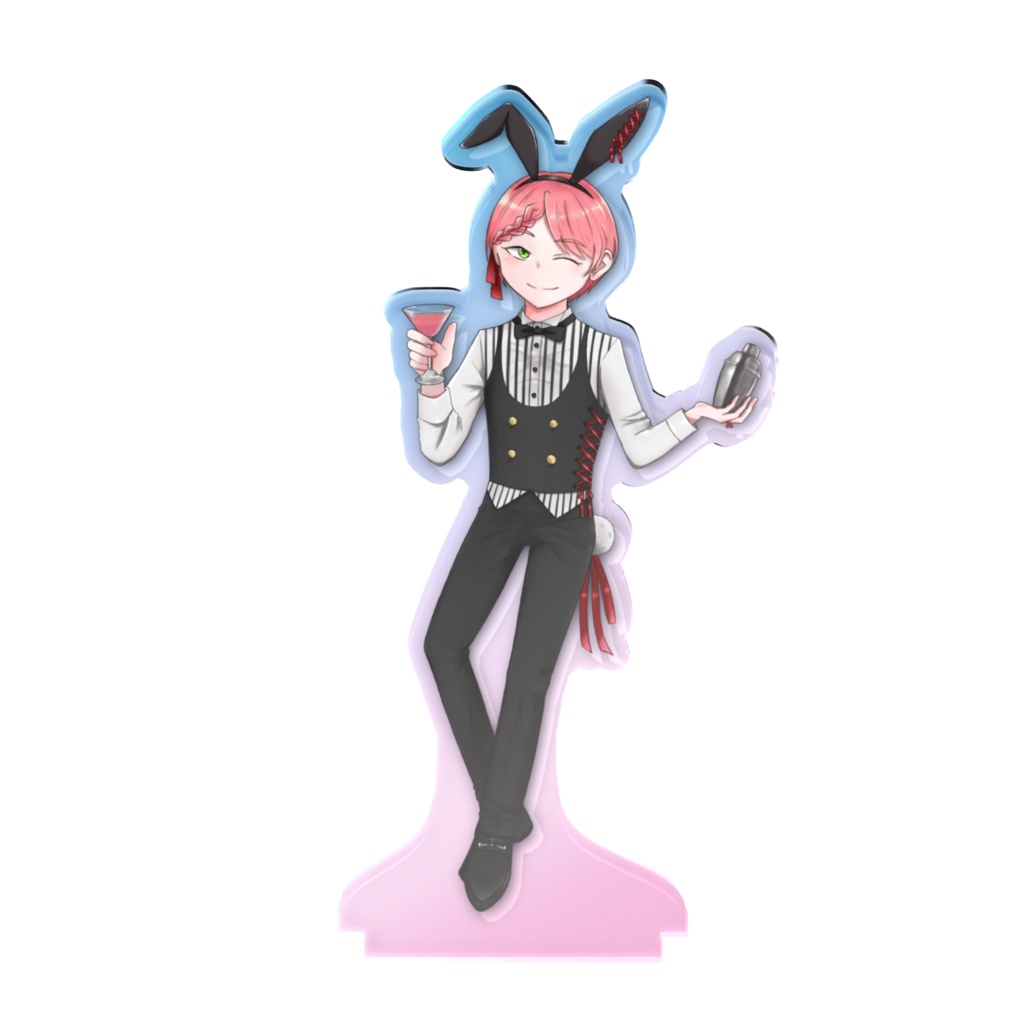 バニーボーイアクリルスタンド -みくじ-【100×100mm】