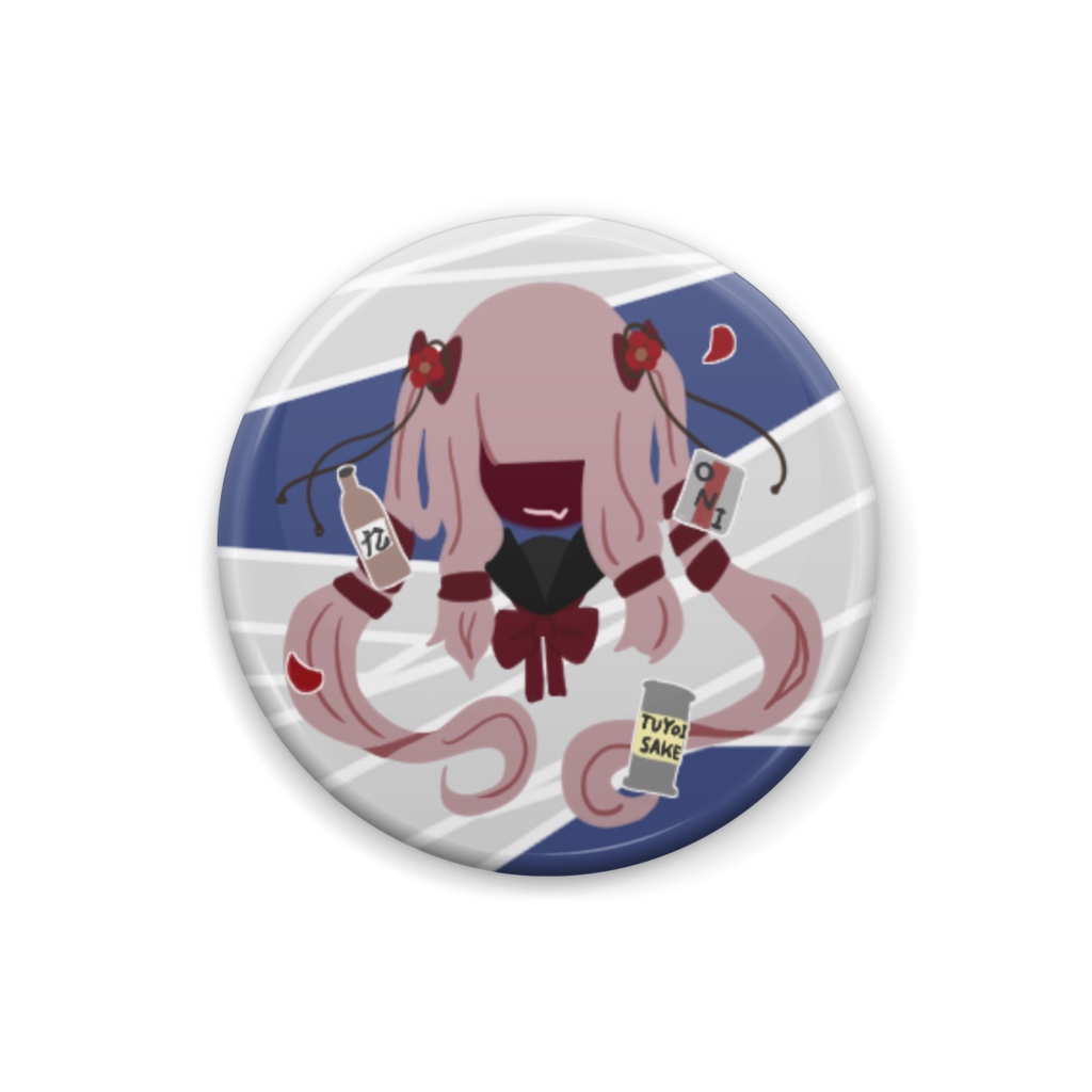 九鬼いろはの缶バッチ