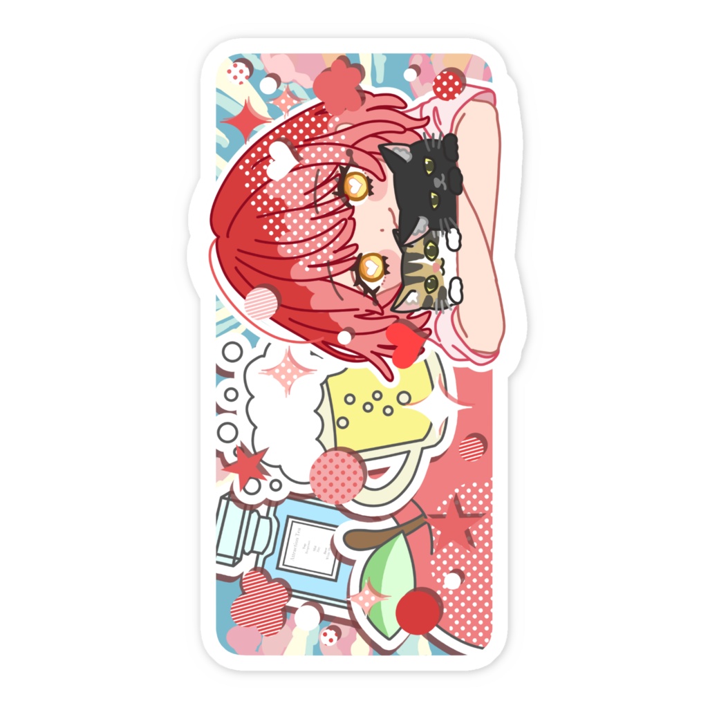 ただのOLうゅか ステッカーA