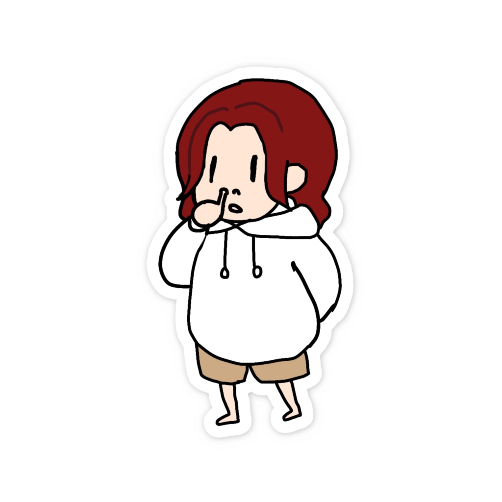 ただのOLうゅか ステッカーB