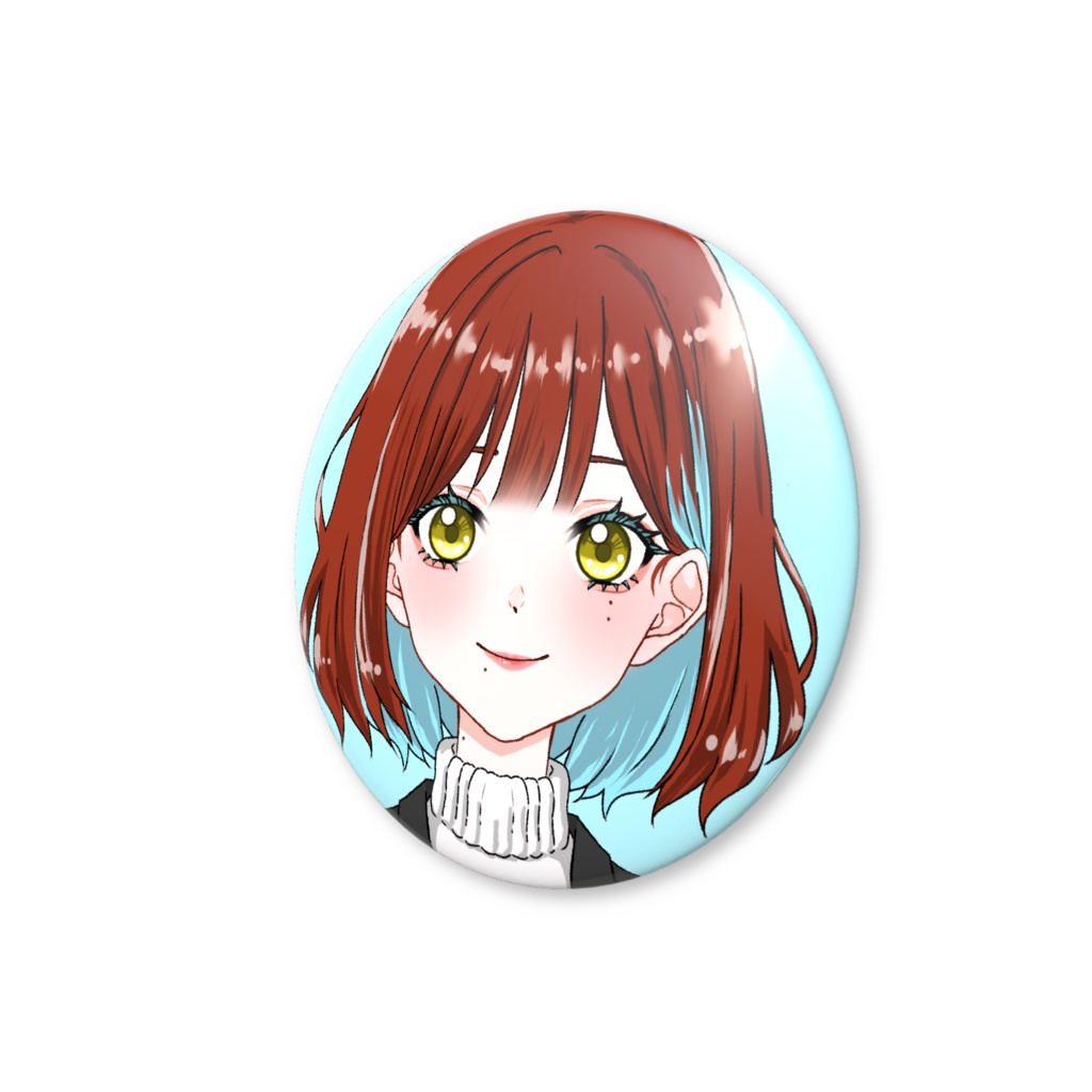 ただのOLうゅか 缶バッジC(56mm)