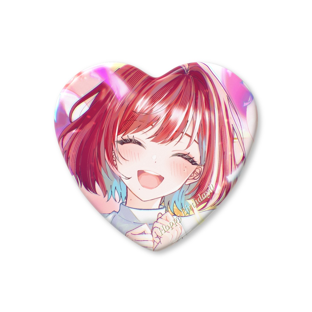 【生誕祭】ただのOLうゅか　缶バッジ(57mm)+PC壁紙付き