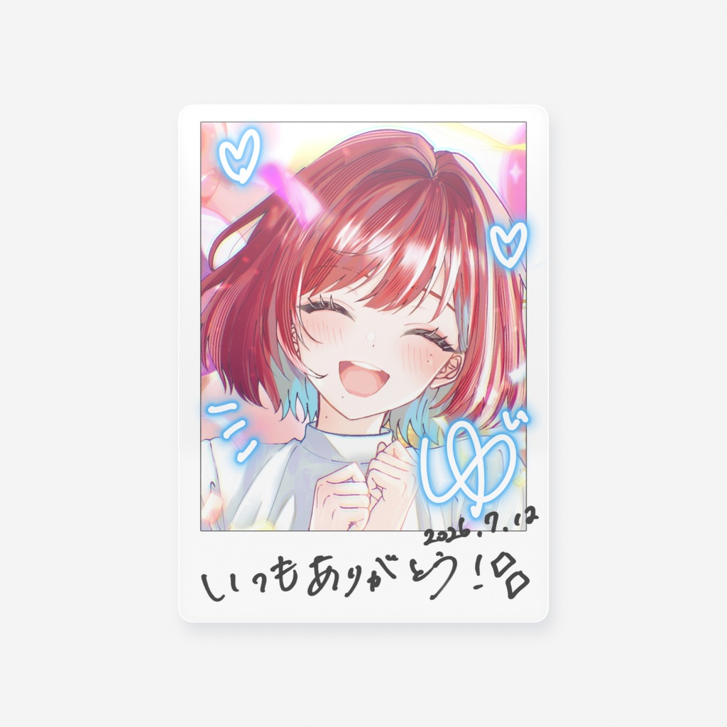 【生誕祭】バースデークリアカード2026（63㎜ × 88㎜）+PC壁紙付き