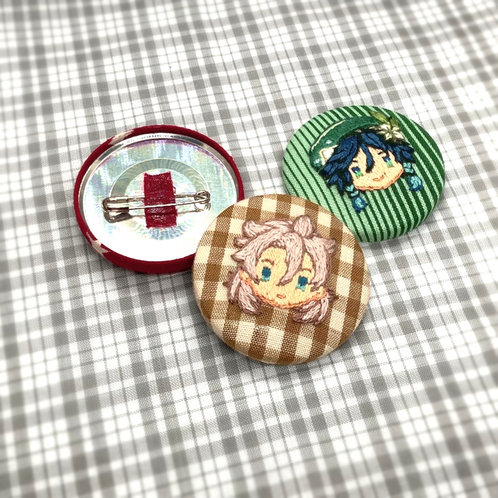 刺繍缶バッジ -原神 モンド-