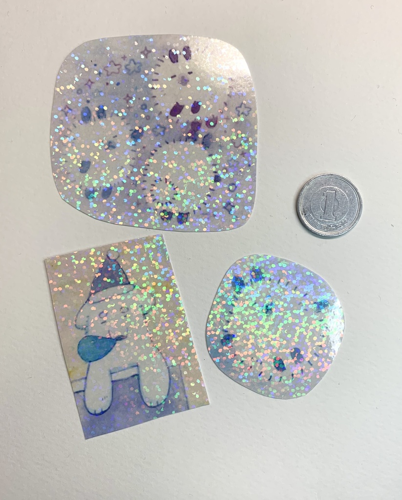 きらきらステッカー