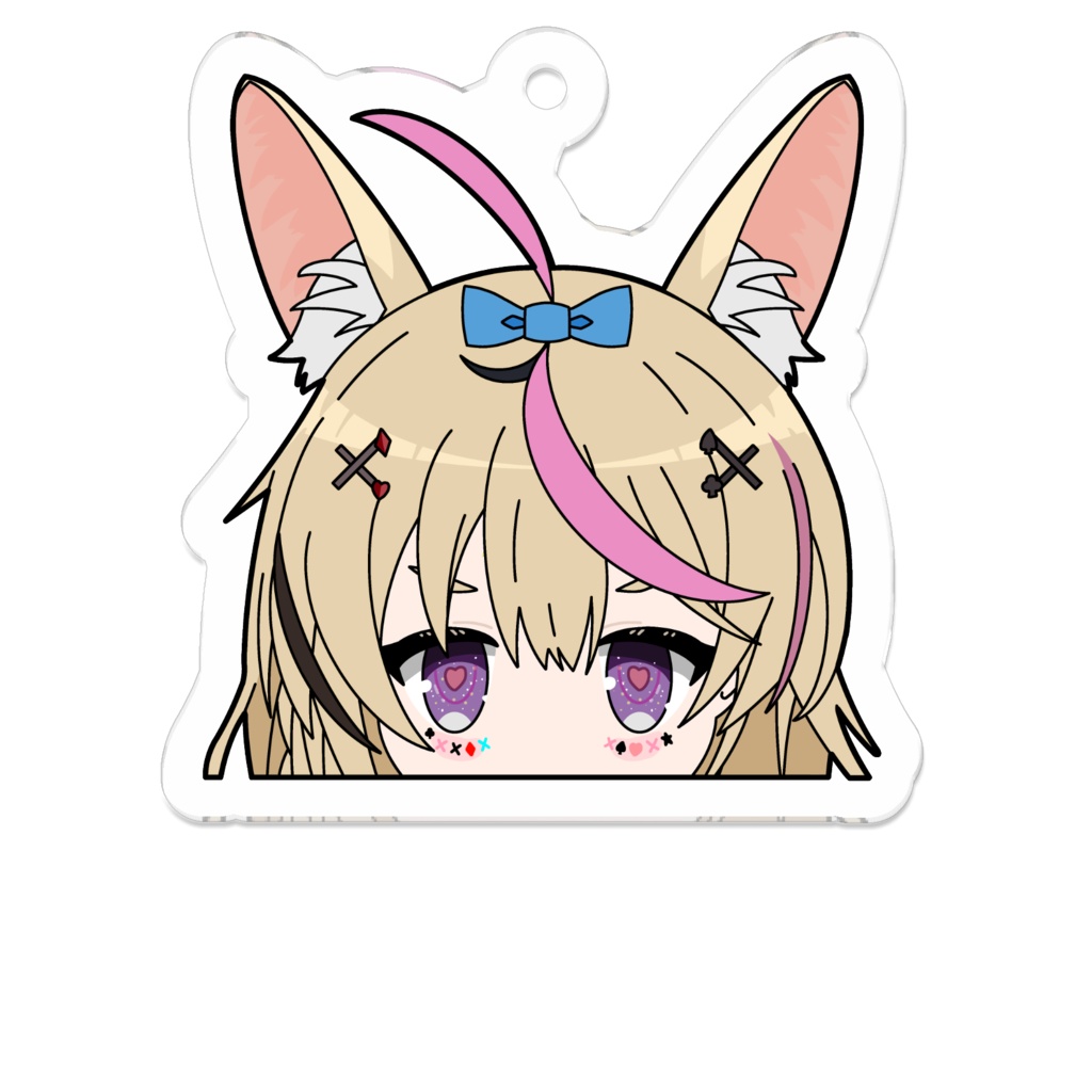 【非公式】尾丸ポルカ ひょっこりキーホルダー