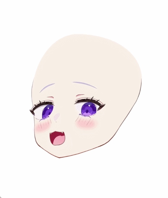 【Live2D】頭全体の学習用ファイル (cmo3ファイル)