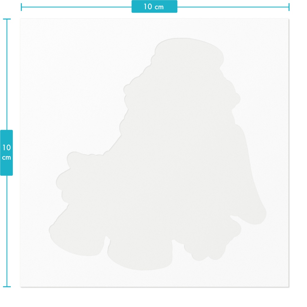 天使ちゃんステッカーブラウン