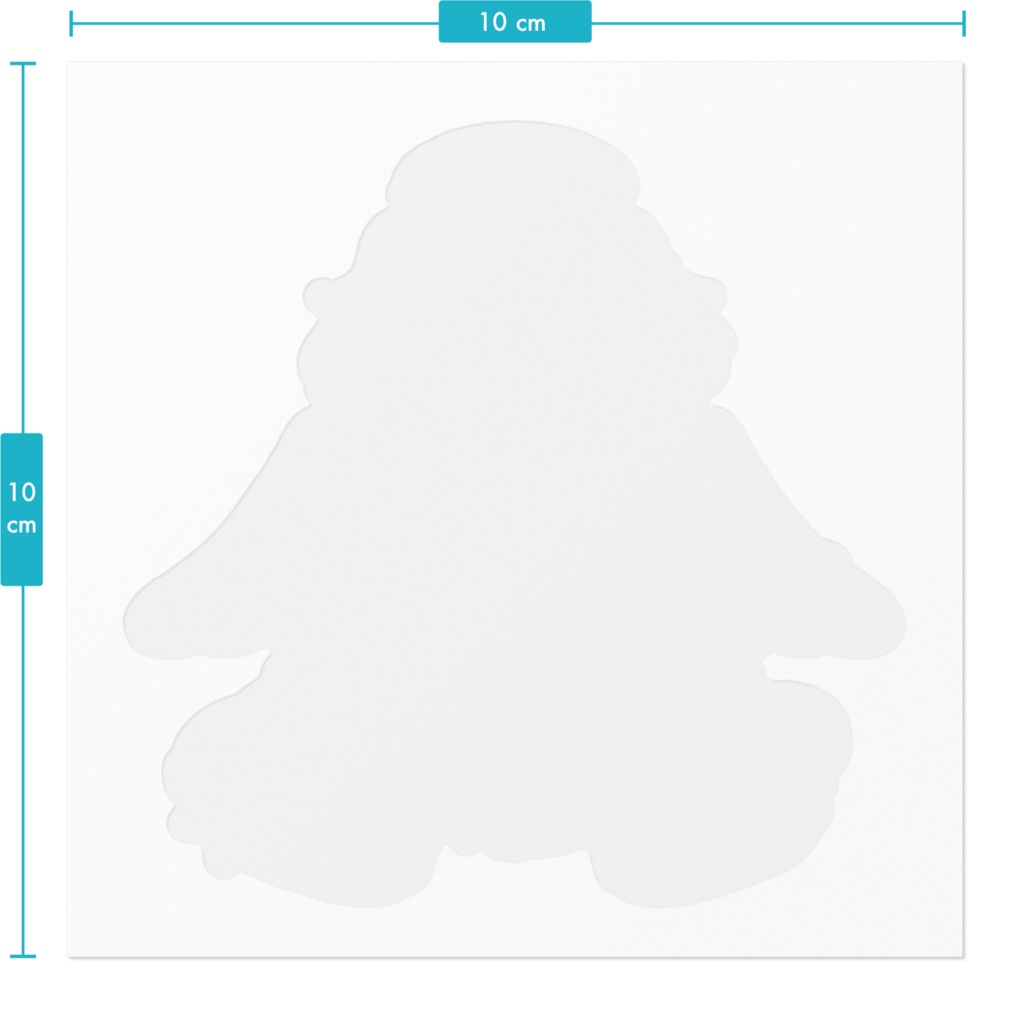 天使ちゃんステッカー黒