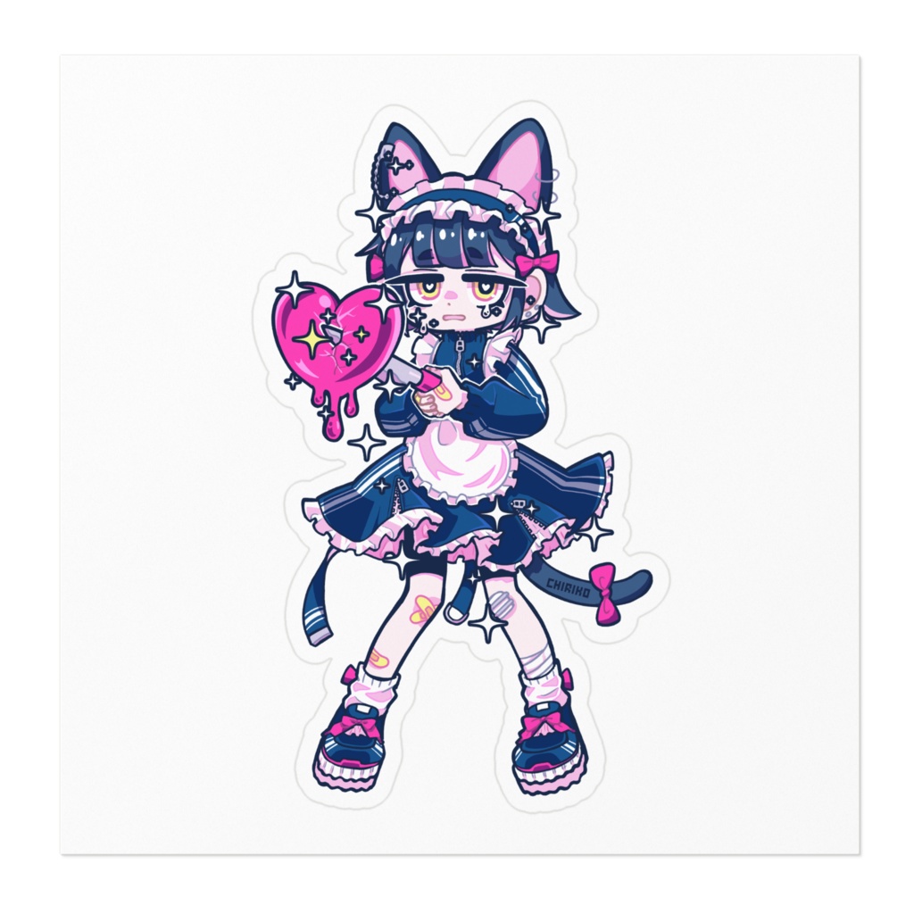 ぐさりステッカー