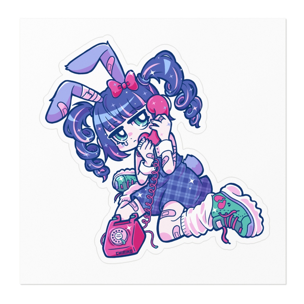 もしもしステッカー