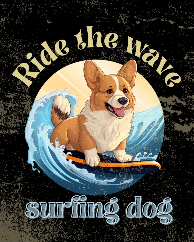surfing dog No.2