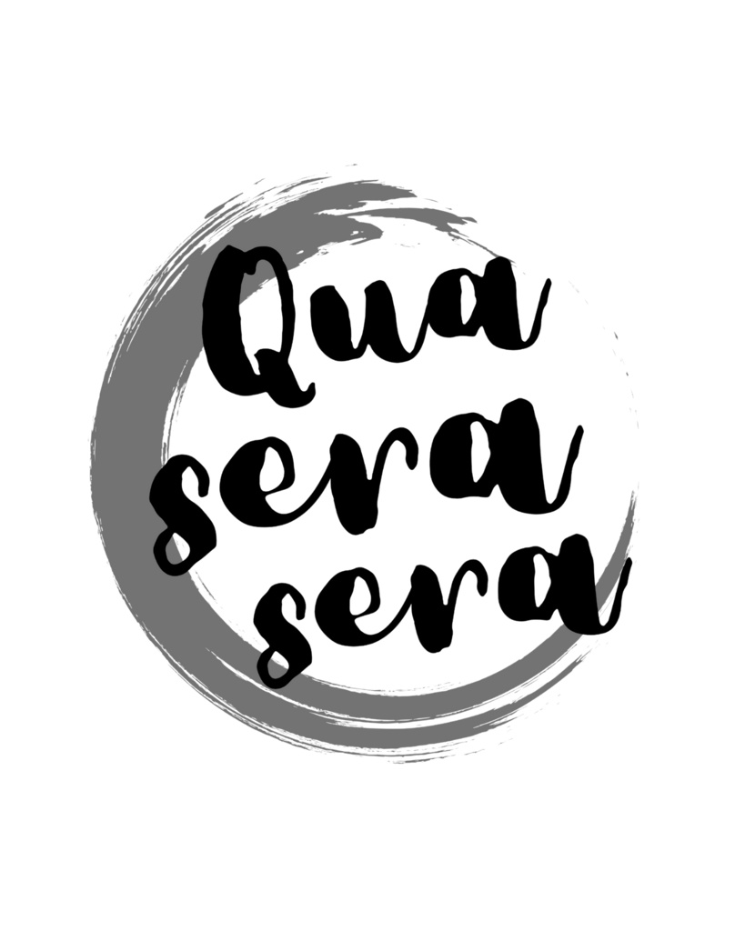que sera sera 毛筆文字Tシャツ