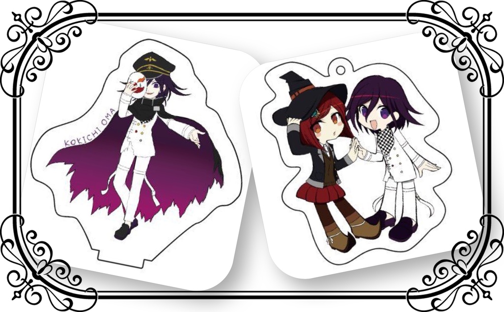 【自宅発送】王馬アクスタ&王夢アクキーセット