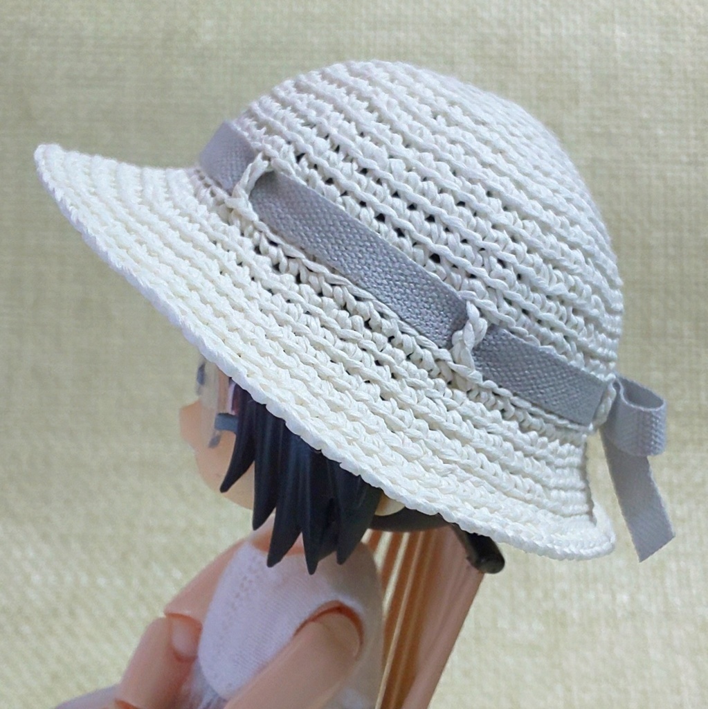 リボンサマーハット(着せ替えリボン付き)【ねんどろいど/5インチヘッド】