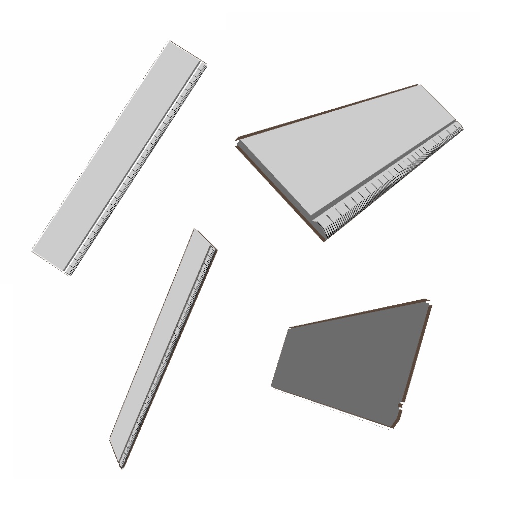 【3Dモデル】定規