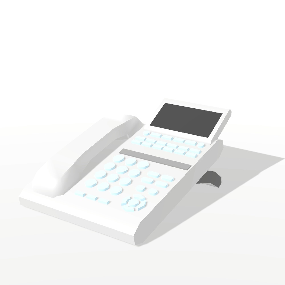 【3Dモデル】ビジネスフォン