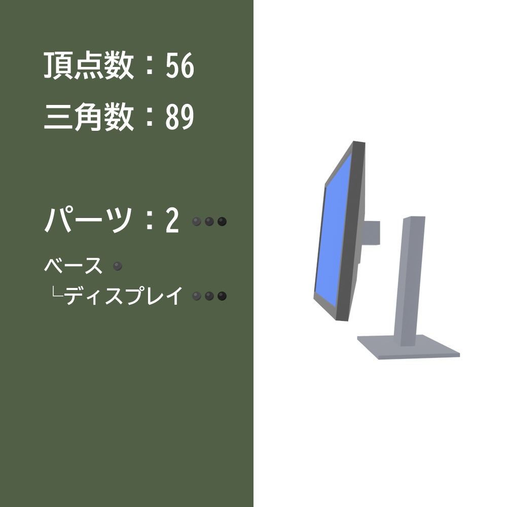 【3Dモデル】PCセット