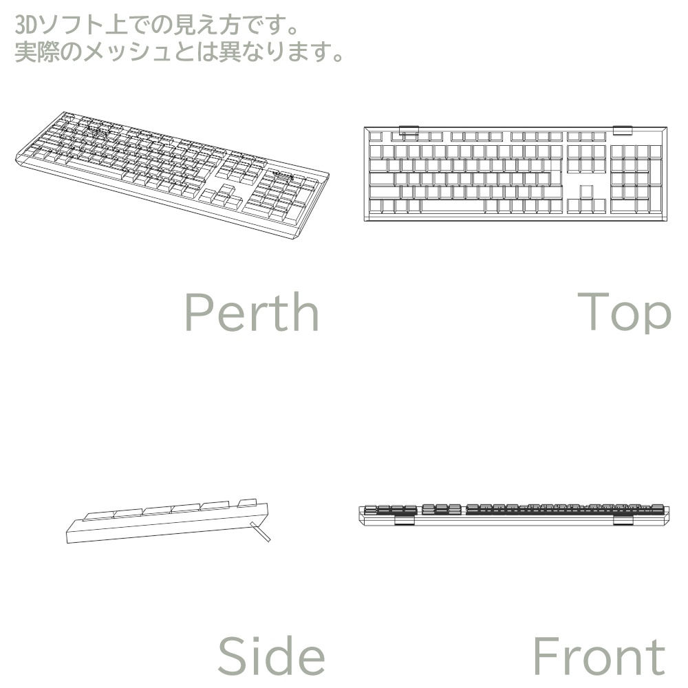 【3Dモデル】PCセット