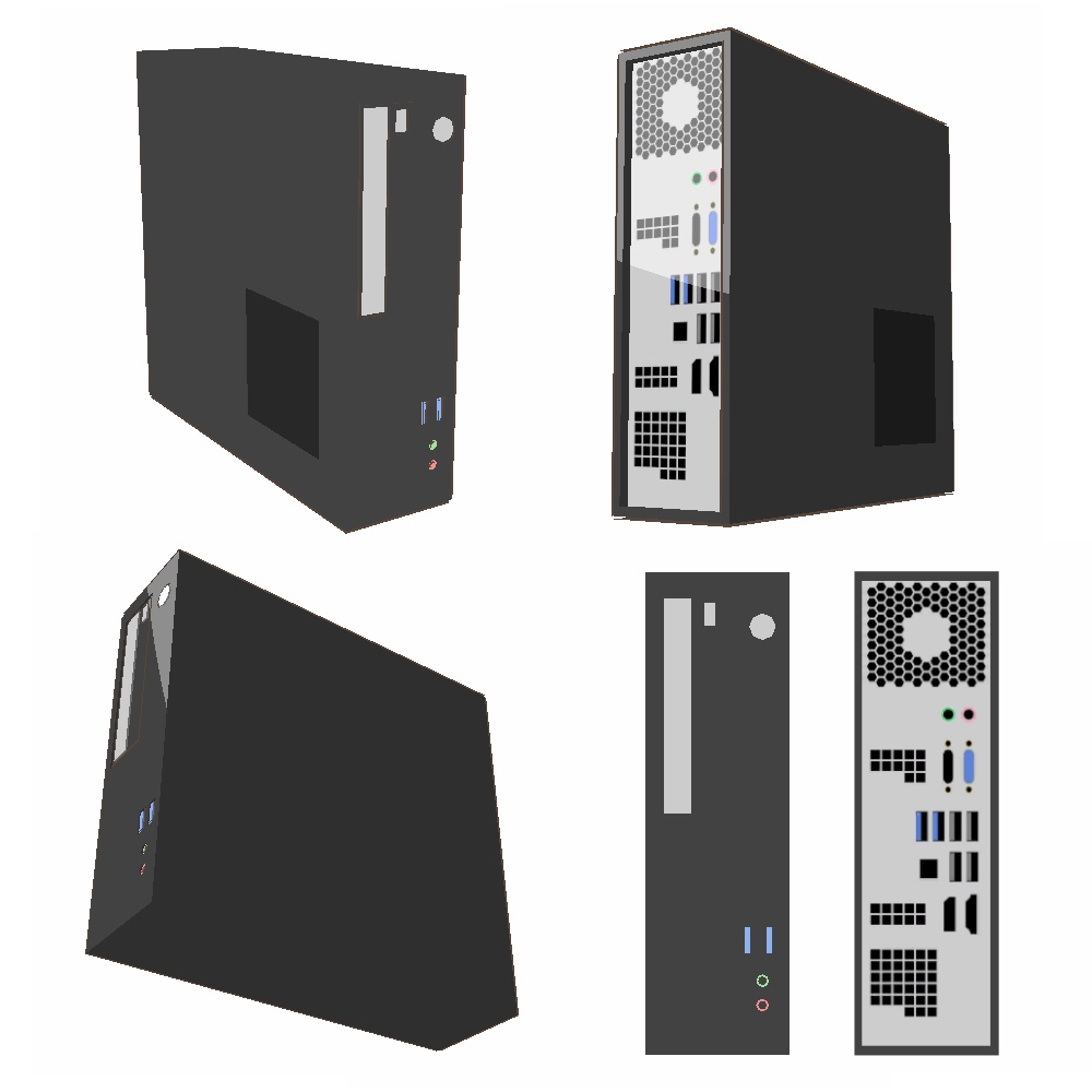 【3Dモデル】PCセット