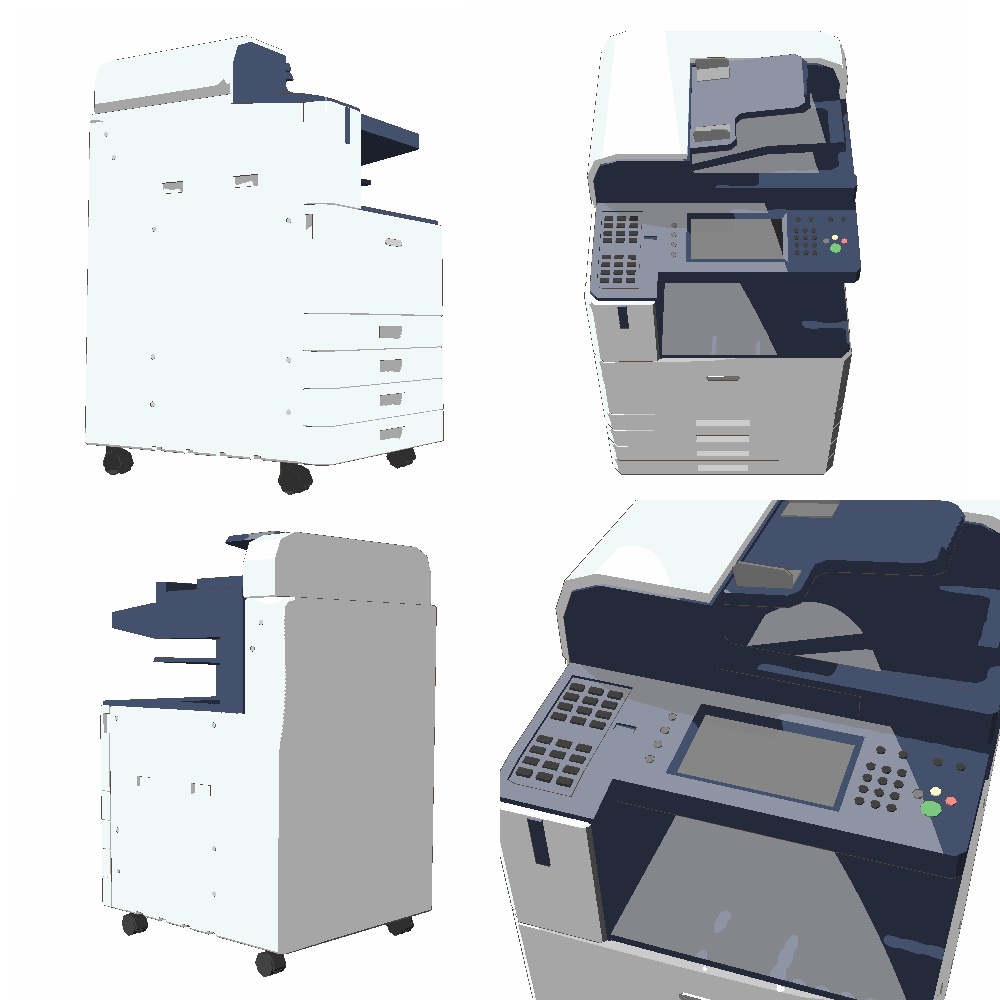 【3Dモデル】コピー機