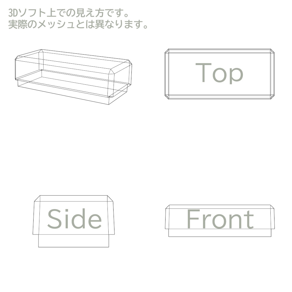 【3Dモデル】ホワイトボードセット