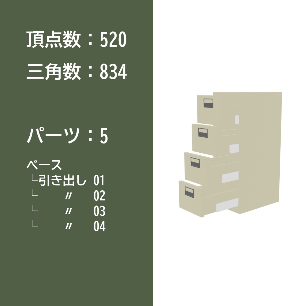 【3Dモデルセット】オフィスセット