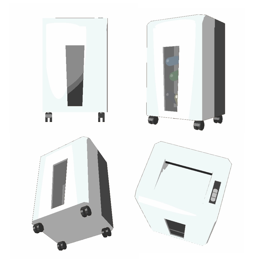 【3Dモデル】シュレッダー