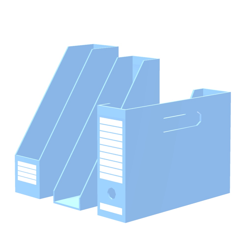 【3Dモデル】ファイルボックス