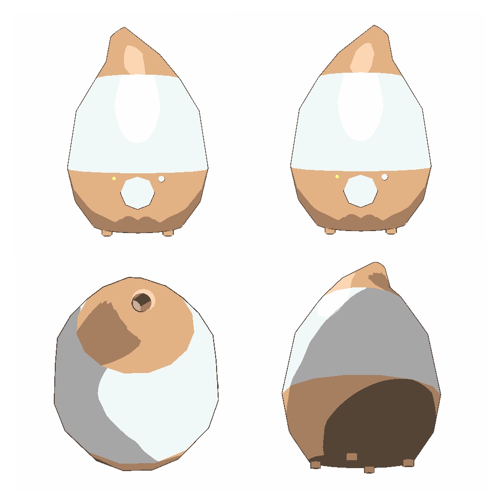 【3Dモデル】加湿器