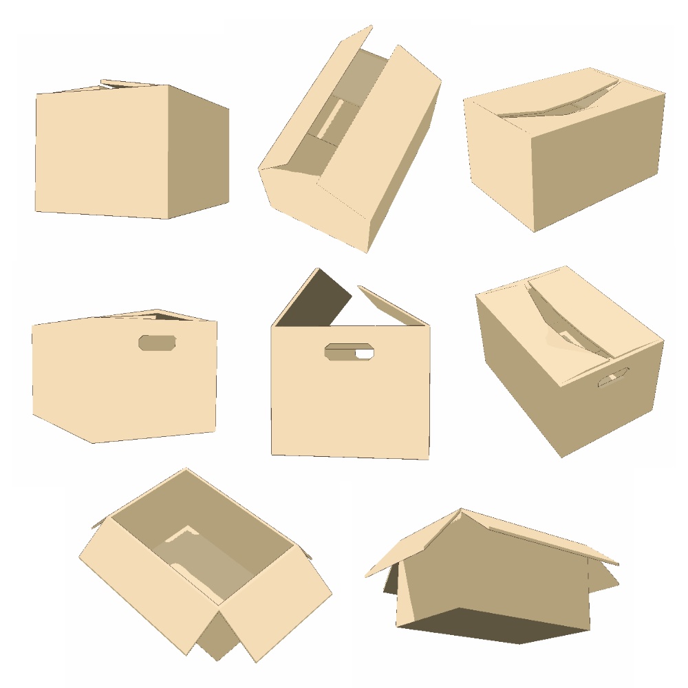 【3Dモデル】ダンボール