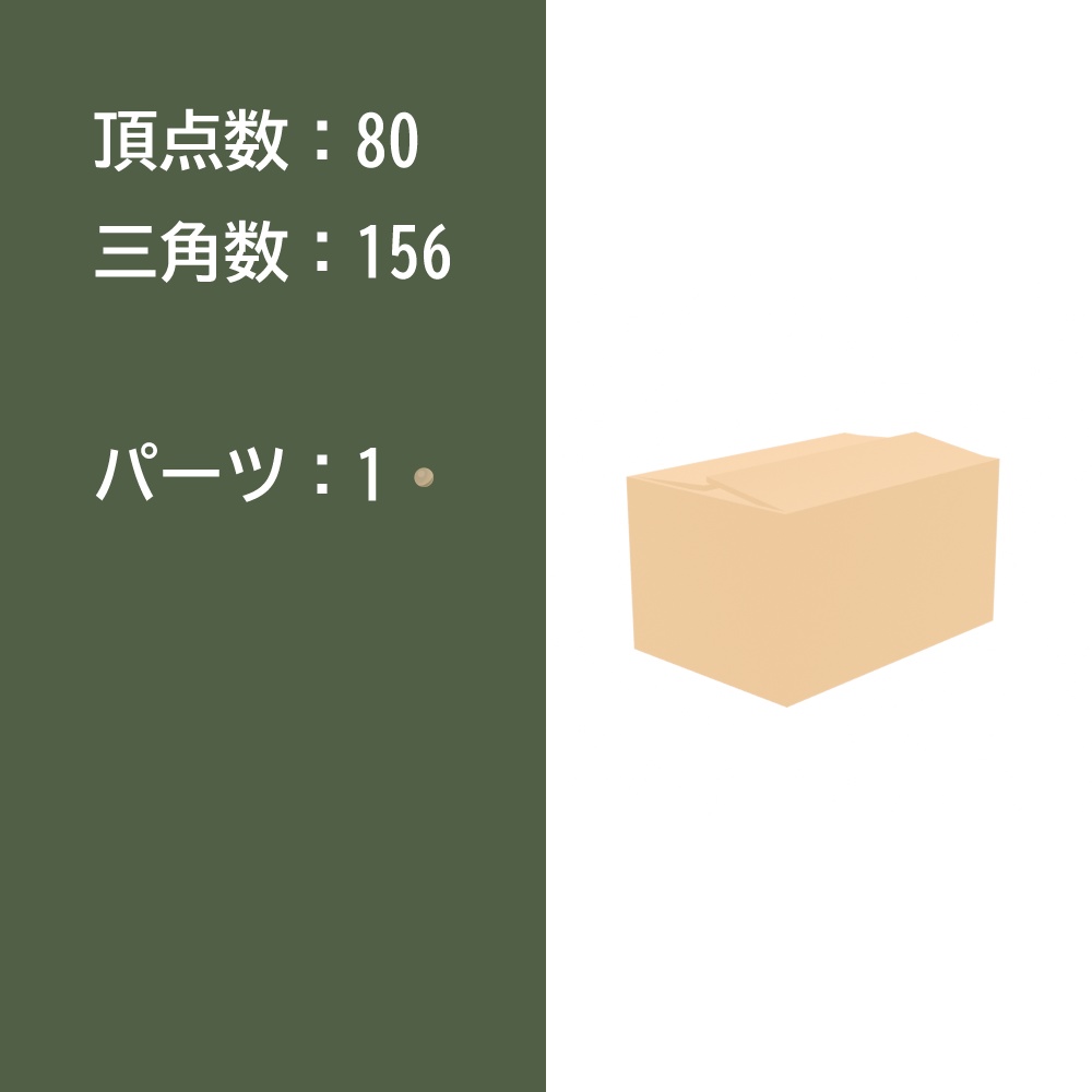 【3Dモデル】ダンボール