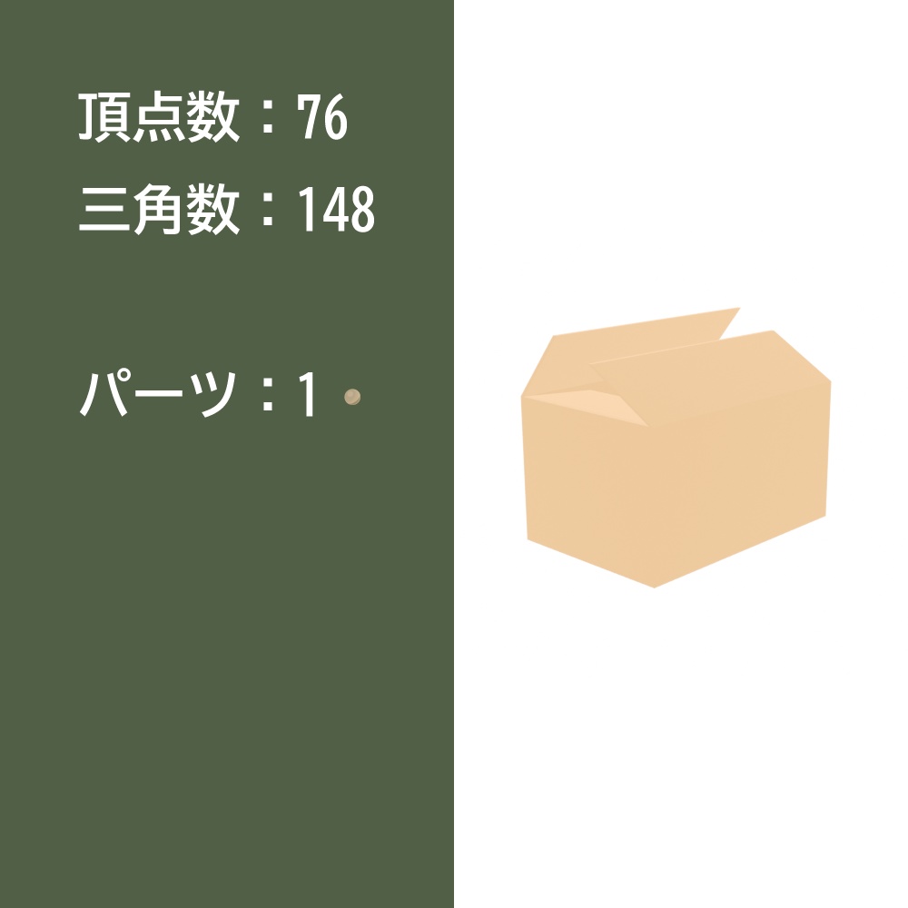 【3Dモデル】ダンボール