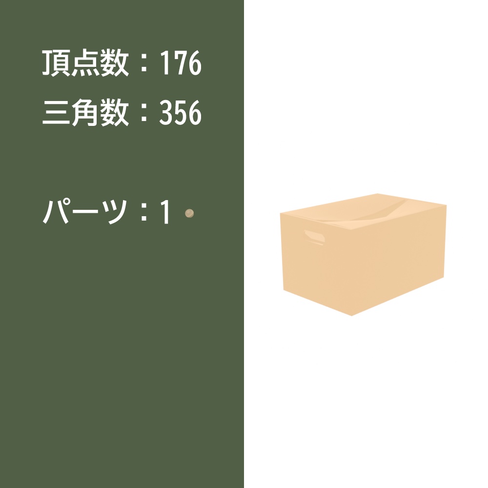 【3Dモデル】ダンボール