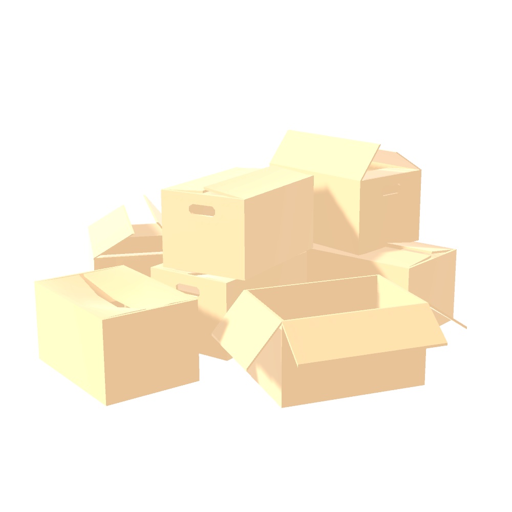 【3Dモデル】ダンボール