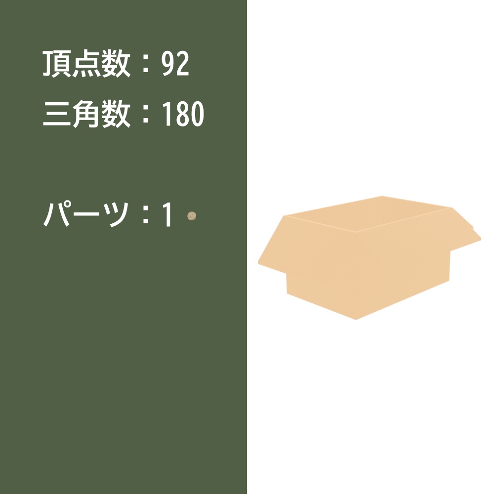 【3Dモデル】ダンボール