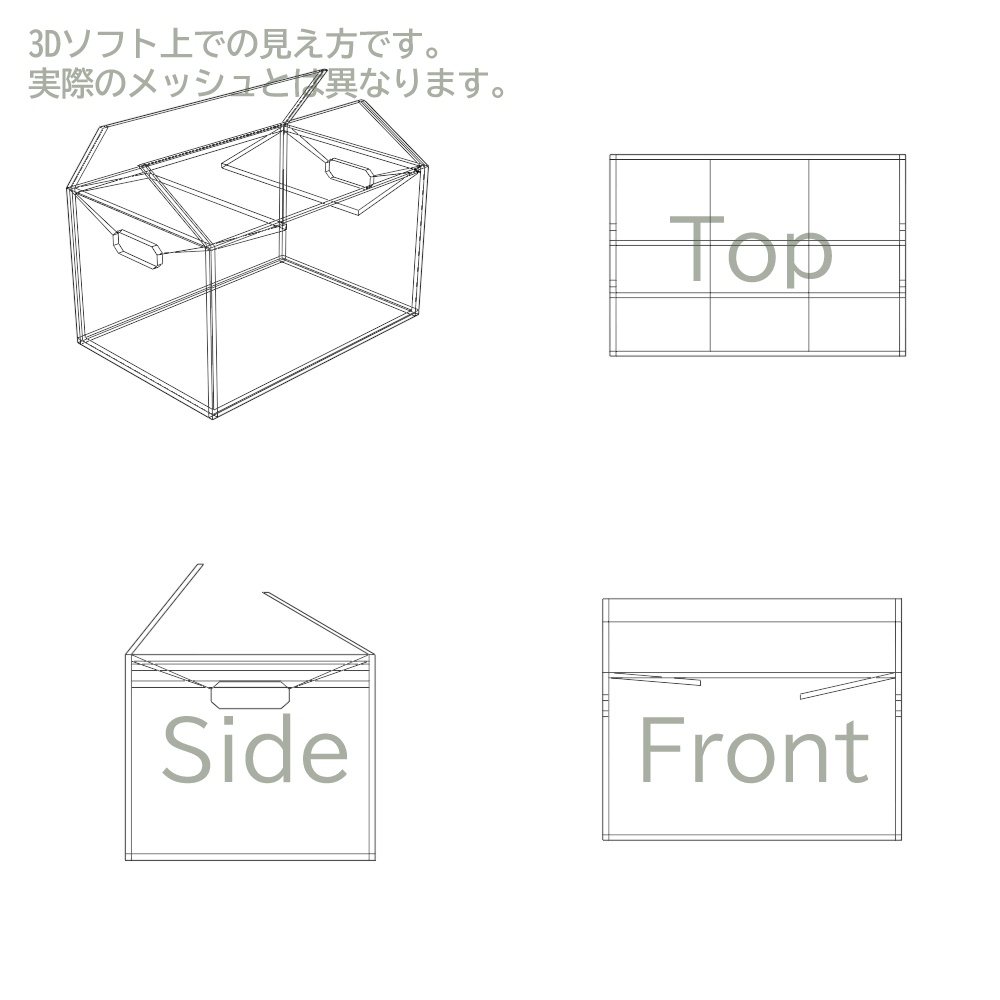 【3Dモデル】ダンボール
