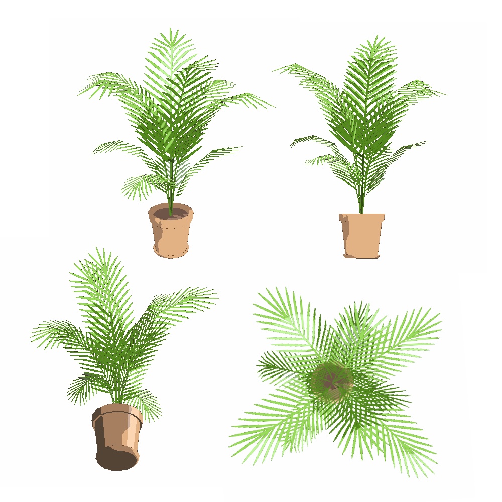 【3Dモデル】観葉植物