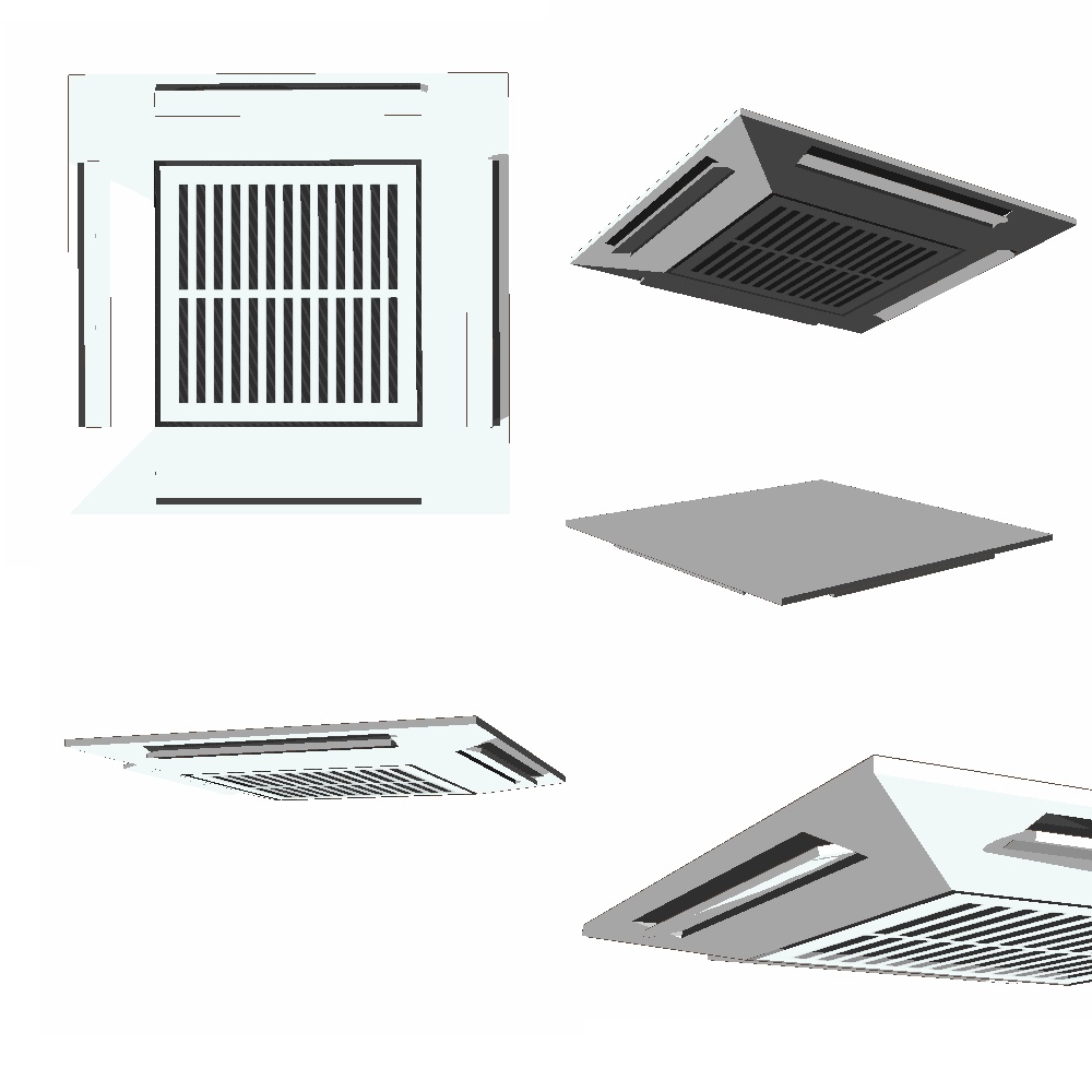 【3Dモデル】空調