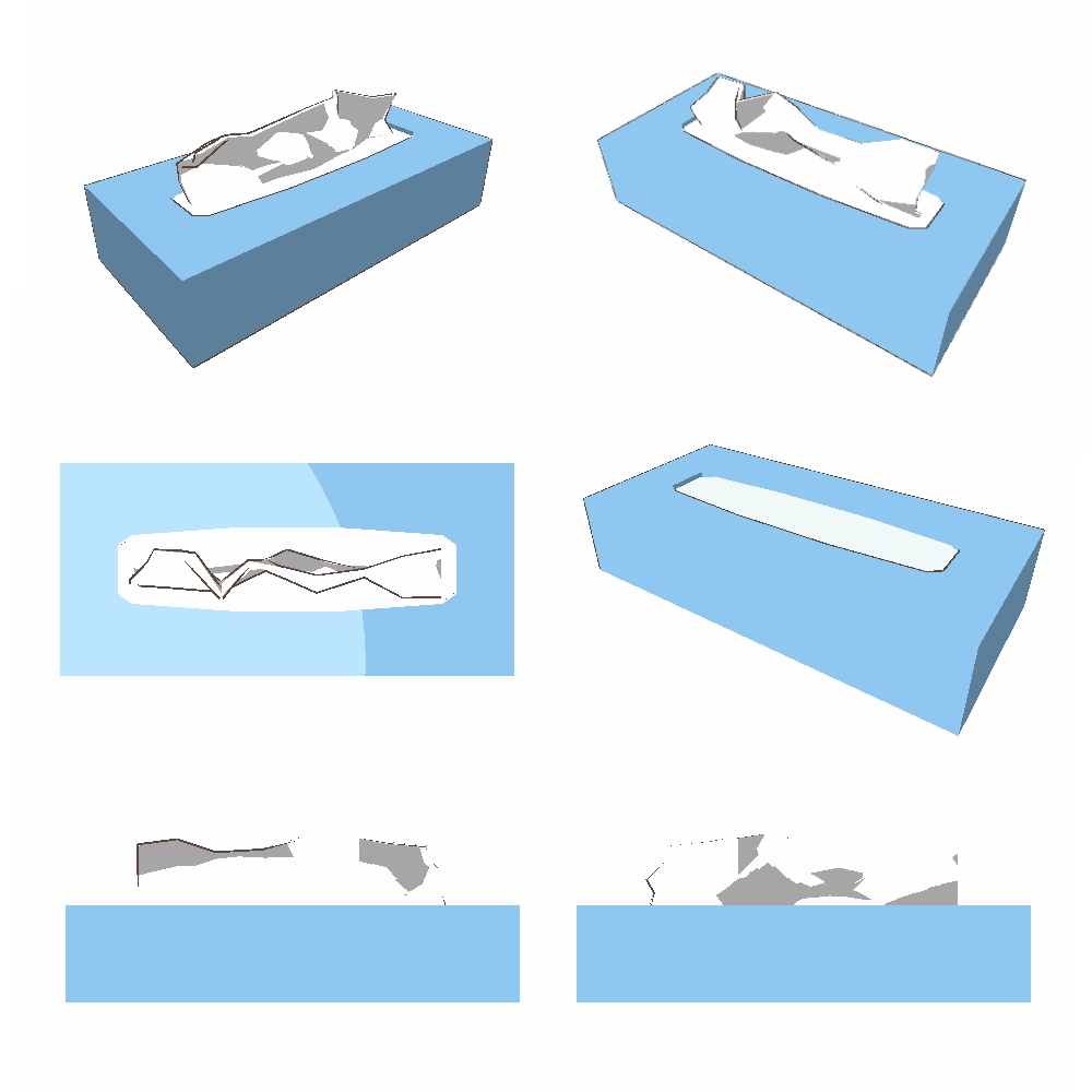 【3Dモデル】ティッシュ